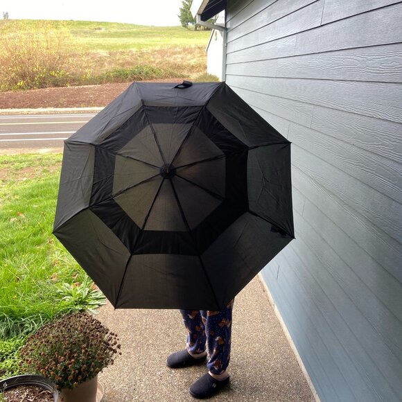 ShedRain Vented Wind Umbrella – Auto Open/Close – 47" – Black – NEW - Picture 4 of 6